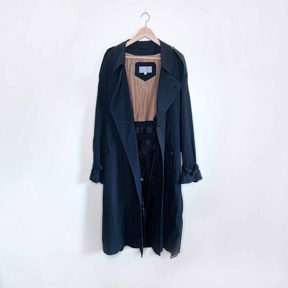 Oscar de la Renta Jackets & Blazers - Vintage Oscar de la Renta belted trench coat